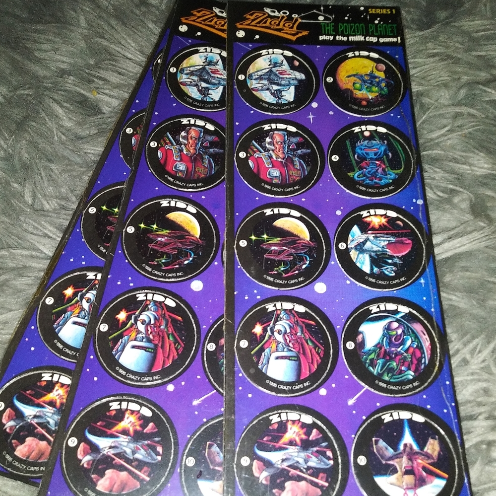 POGS game, Zidd POGS, Milk cap game, zidd game